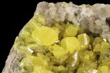Sulfur Crystals & Strontianite - Italy #93645-2